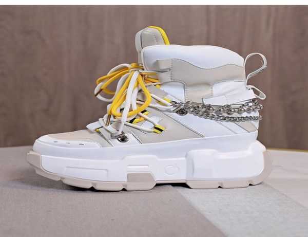 

elevator shoes leather fashion increasing height 2022 tidy sneakers for lady fashional young girls rainbow colorful4697301, Black;white