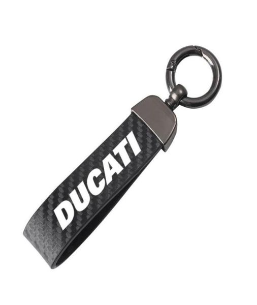 

keychains carbon fiber motorcycle key chain ring for ducati 796 795 821 monster 696 400 diavel multistrada accessories2586213, Silver