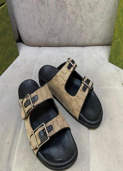 

with box designer slippers slide woman women men for slider sliede sliders slipper sandal sandales sandel sandals pure onyx o8467409, Black