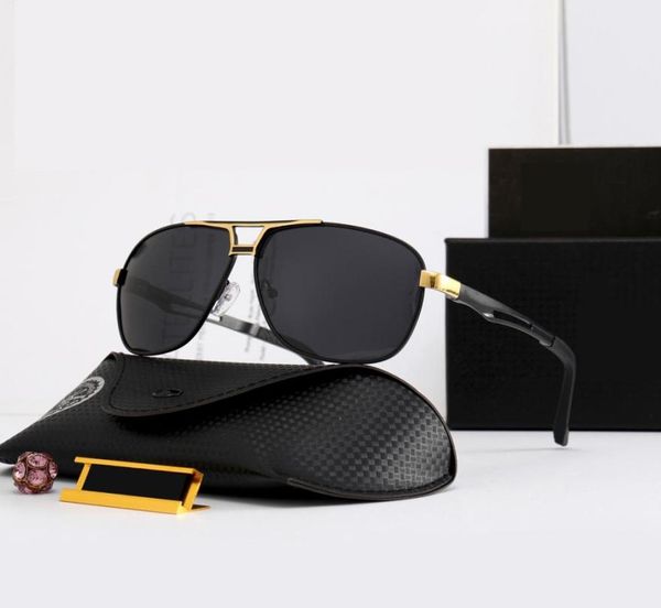 

2021 fashion sunglasses for men women with polarized lenses metal frame raysbans designer sunglasse on summer vacation9919612, White;black