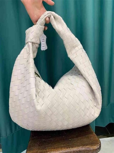 

designer handbags s 2022 large woven knotted bag jodie cloud dumpling soft leather hand genuine8313494