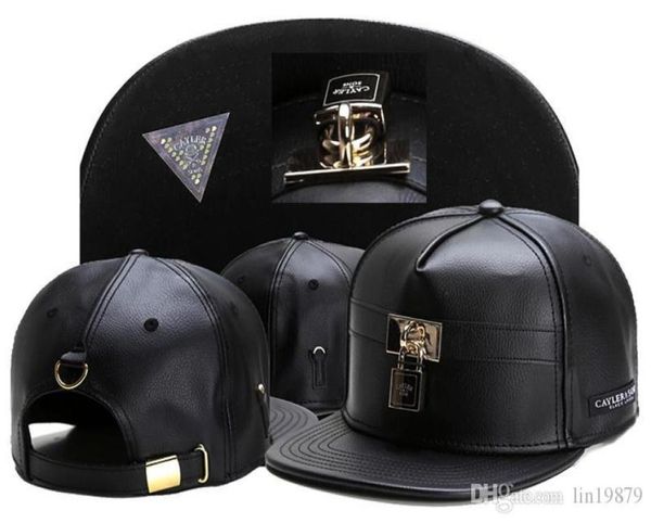 

full lether lock baseball caps new arrival embroidery cotton gorras bones men women hip hop hip hop bone snapback ha4988621, Blue;gray