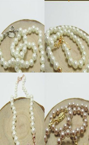 

women girl satellite short necklace crystal planet pearl chain necklace jewelry accessories 4 colors8056173, Silver