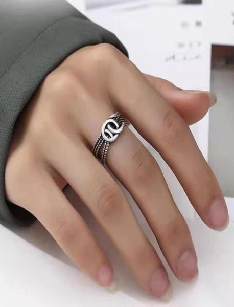 

new fashionable designer rings women love charms silver plated copper finger adjustable ring luxury wedding jewelry supplies acces6572622, Slivery;golden