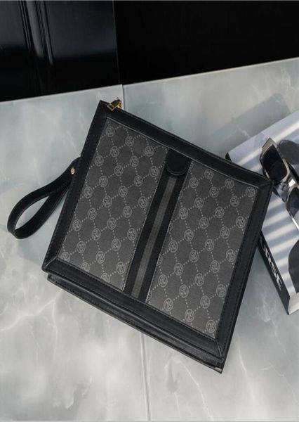 

whole men handbag business printing fashion envelope bag street trend matching color stripe handbags personality outdoor large8756479