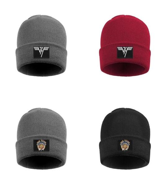 

fashion van halen logo 2 ski warm beanie hats cool 1982 diver down tour 3 4 right now 1992 vintage 5150 band halen29632509, Blue;gray