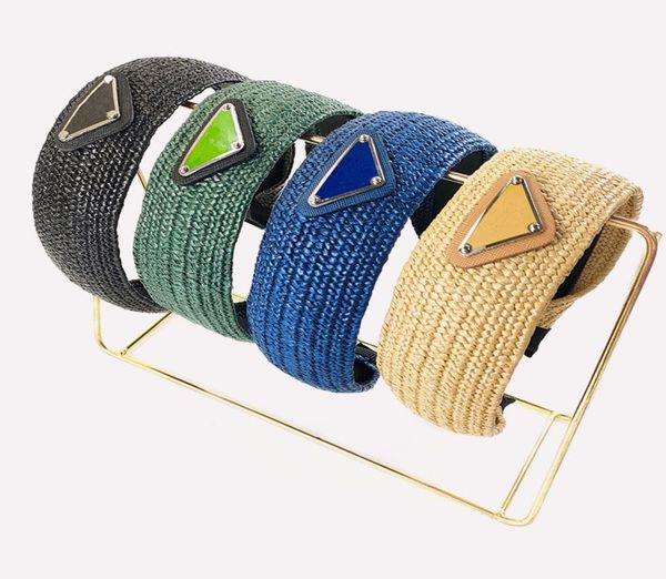 

women designer headbands fashion classic pure color linen knitting hair accessories european and american retro temperament4154838, Silver