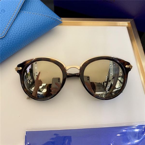 

ss1009 fashion sunglasses with uv protection for men and women vintage oval frame popular come with case classic sungl2039, White;black
