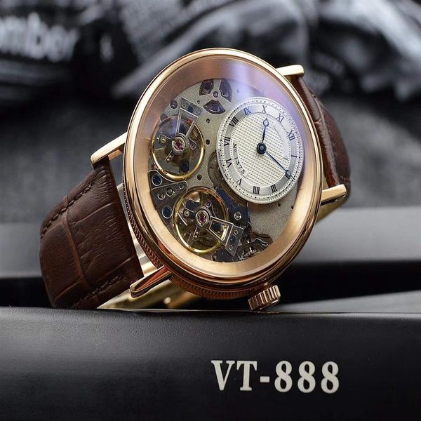 

mens watch leather automatic mechanical men watches diver sport steel strap male sapphire glass hollow wristwatch 5tm waterproo183p, Slivery;brown