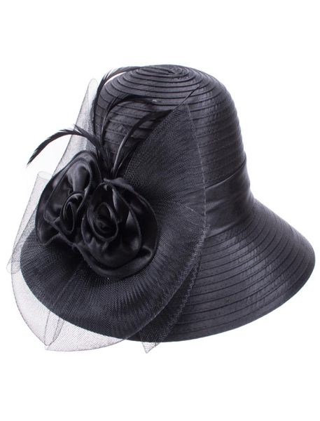 

wide brim summer hats for women feathers netting fascinator sun hats bridal mother039s hats wedding derby church beach cap 22033532624, Blue;gray