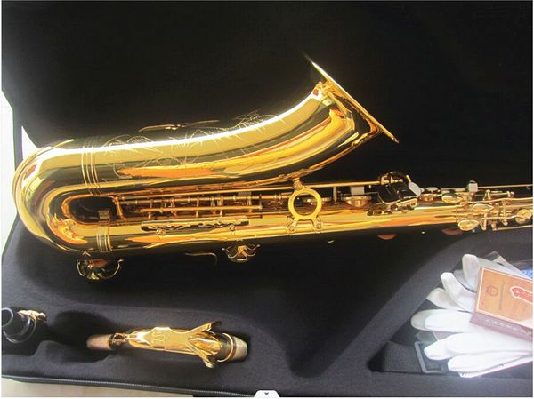 

professional grade tenor saxophones yanagisawa t-901 b flat saxophone brass gold-plated music instrument with case