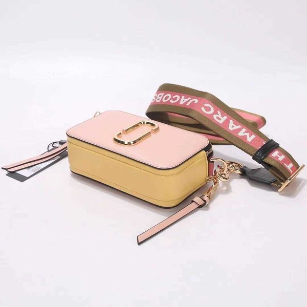

luxury bag mj camera contrast mj small square wide shoulder strap one women's fashion handbags