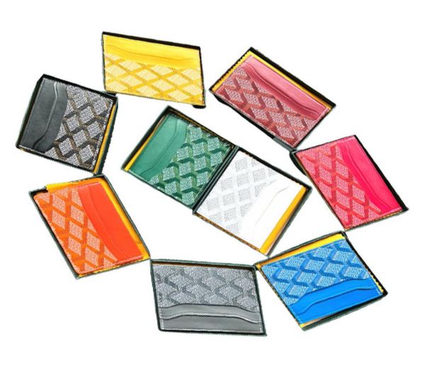 

7a quality genuine leather wallets purse card holder with box luxurys famous designer single wallet men women039s holders coin 2823597, Red;blue