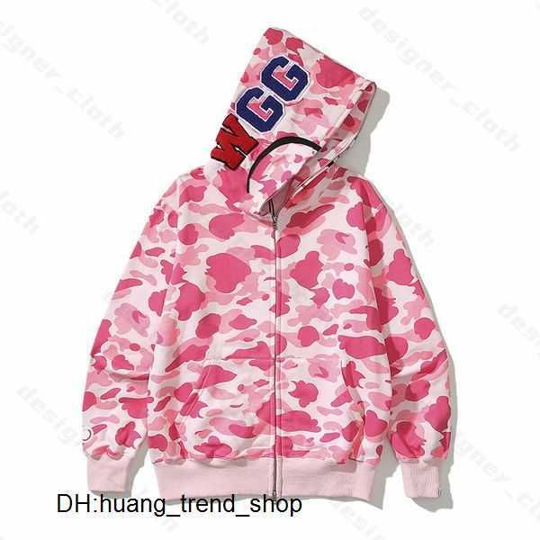 

bape mens hoodies designer hoodie shark luminous bathing ape sweatshirts letters camo hoody oversized cotton zip sweaters hoodys embroidered, Black