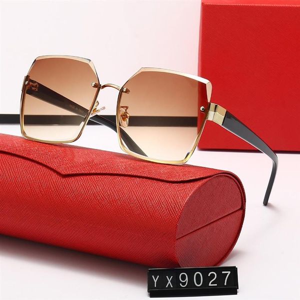 

luxury summer sunglasses man woman fashion goggle beach sun glasses design uv400 5 color optional 902772980, White;black