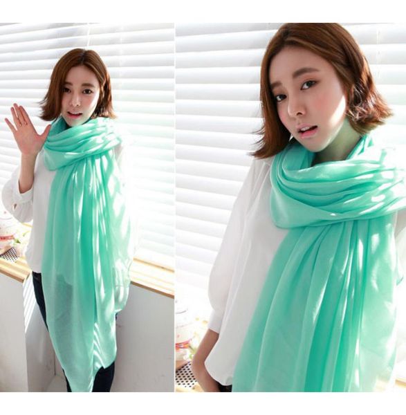 

women039s solid color soft scarf 58 colors0123456782396569, Blue;gray