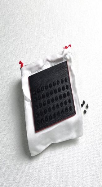 

card holders fashion slim holder high capacity genuine leather men women rivet bag business bank case coin pursecard9386509, Brown;gray