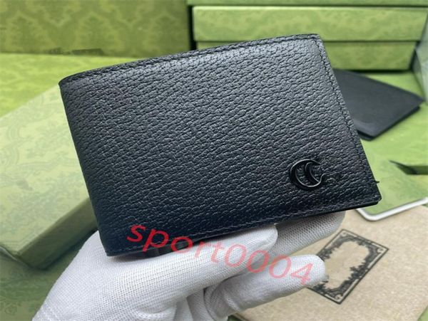 

2021 luxury design card holder wallets fashion simple coin purse holders retro cold wind mens small wallet portable clutch bag and7494450, Red;black