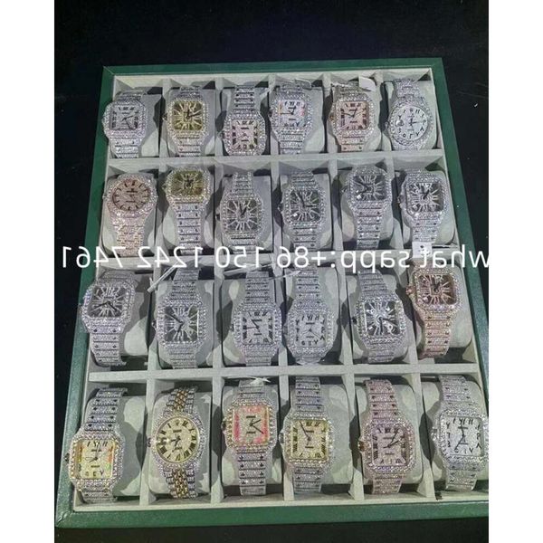 

nfyf 0u6x luxury watch mens watch digner watch movement watch men moissanite watch iced out watch diamond watch montre automatic mechanical, Slivery;brown