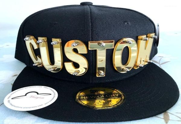 

ball caps spikes acrylic letters king baseball snapback hats fashion cap men18430051, Blue;gray