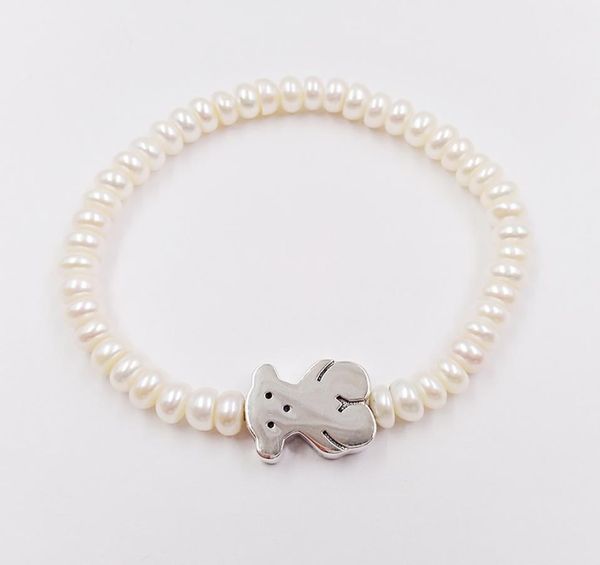 

authentic 925 sterling silver bracelets silver sweet dolls bracelet fits european bear bear jewelry style gift 6159046303606678, Golden;silver