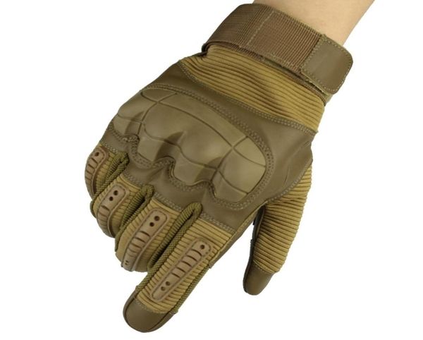 

touch screen military tactical rubber hard knuckle full finger gloves army paintball shooting airsoft bicycle pu leather for men y8171258, Blue;gray