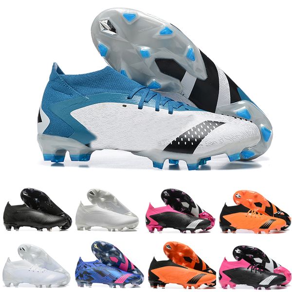 

pr-edator accuracy fg soccer shoes men cleats sneaker outdoor football boots meteorite pack escape light showpiece