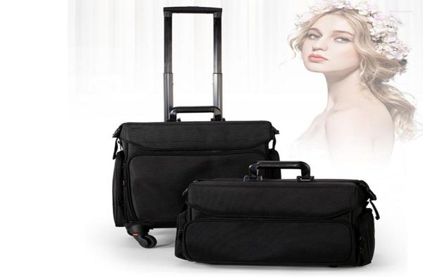 

suitcases fashion large makeup trolley suitcase nails cosmetic toolbox women beauty tattoo box rolling luggage on wheels8775457