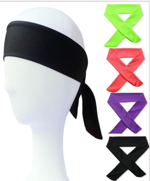 

sport yoga headbands solid tie back stretch sweatbands 22color hair bands moisture wicking men women headwrap scarf for running jo4623546, Blue;gray