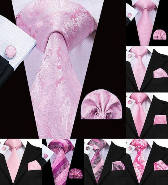 

2020 silk men tie pink floral neck ties for men silk necktie handkerchief fashion designer business wedding mens7906210, Blue;purple