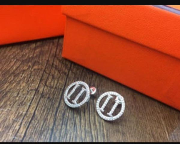 

fashion chic luxury designer jewelry women earrings h silver designer earings pair for wedding engagement designer earrings2844530, Golden