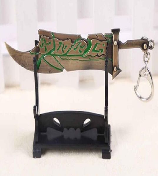 

30pcs league of lol the exile riven legend keychain metal key rings for gift key chain jewelry for car key holder7035412, Silver