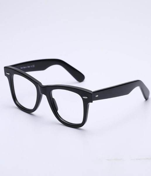 

classic 50mm 54mm size sunglasses mens women acetate frame real glass lenses male sun glasses oculos de sol2043786, White;black