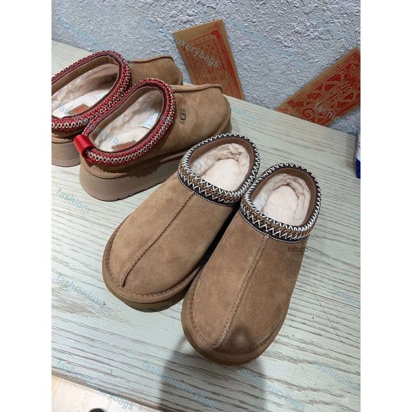 

ausg boot shoes indoor ugglies platform woman winter slippers designer ankle tazz boots chestnut black warm fur booties man tasman sell 11 9