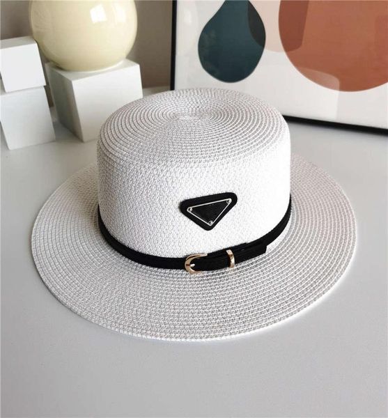 

2021 ins summer women straw hat fashion sun protection beach personality wide brim hats with ribbon5711942, Blue;gray