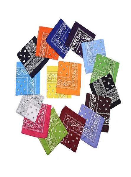 

assorted bandanas 5454cm novelty double sided print paisley cowboy bandana party favor scarf headband handkerchiefs8608485, Blue;gray