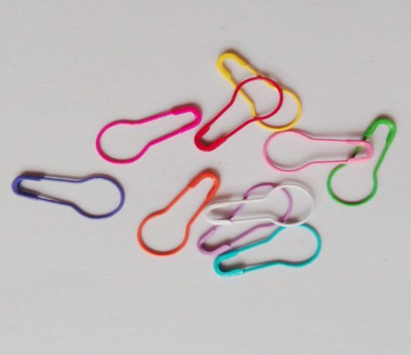 

new colors locking stitch markers set of 1000 order pear shaped total 10 colors 8080807, Silver