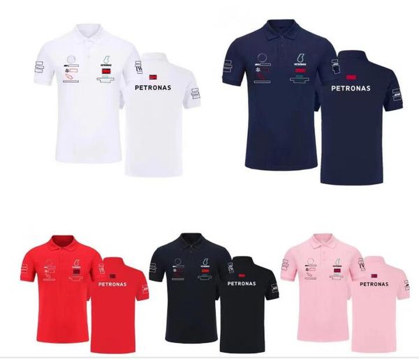 

f1 racing polo shirt summer men's new short sleeve shirt same customized