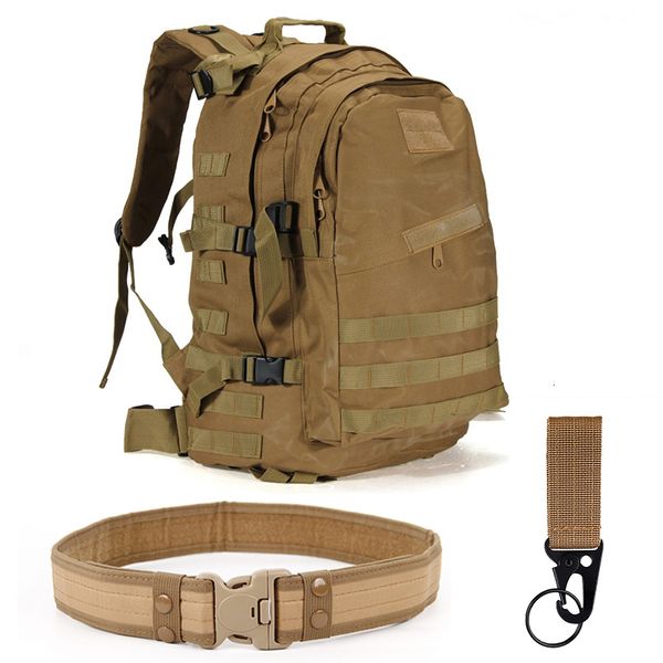 

school bags 55l 3d outdoor sport military backpack tactical backpacks climbing camping hiking trekking rucksack travel bag 230905