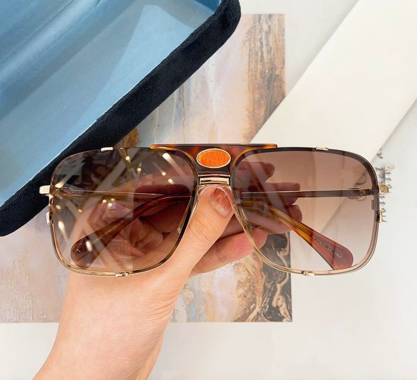 

square sunglasses gold brown gradient mens summer sunnies gafas de sol sonnenbrille uv400 eyewear with box, White;black