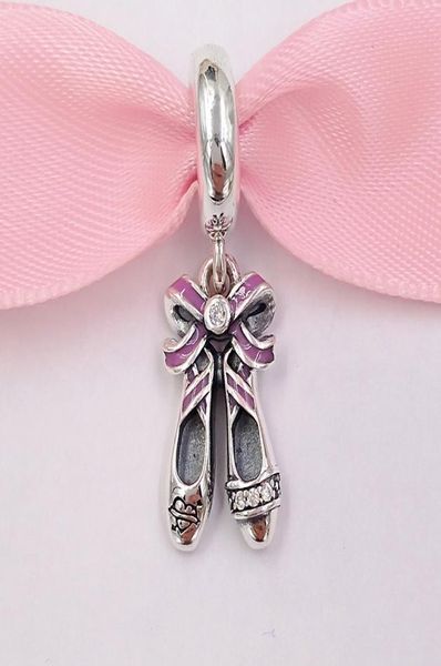 

andy jewel 925 sterling silver beads punk ballerina shoes dangle charm charms fits european style jewelry bracelets & necklace 7983397373754, Black