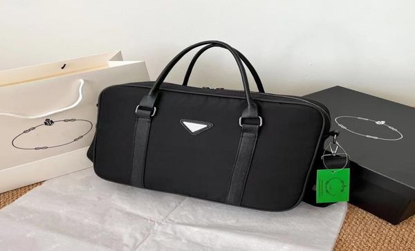 

fashion designer men039s briefcases black shoulder bags nylon handle briefcase men lapbriefcase crossbody bag triangle purs2791320