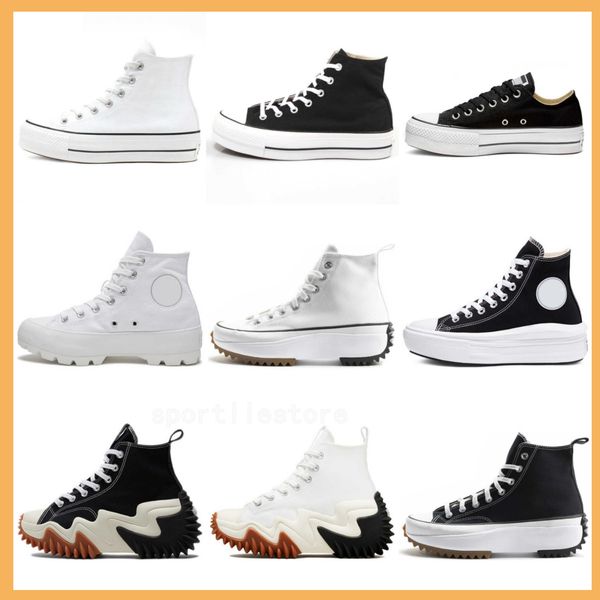 

luxury classic skate shoes chuck canvas play jointly big eyes high dot heart women men fashion designer sneakers chaussures, Black