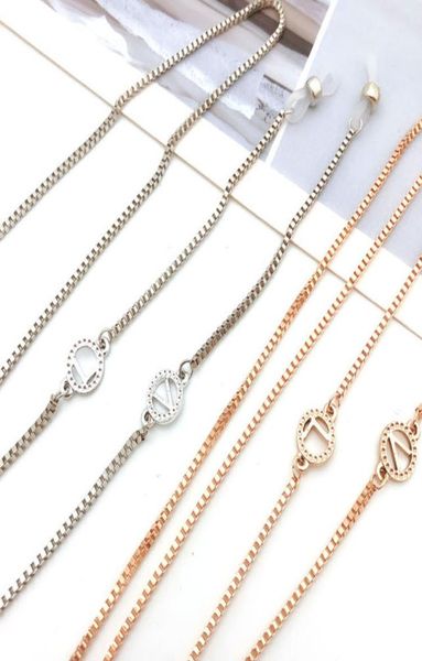 

2pcs mixed luxury vl designer sunglasses chain readingglasses metal lanyard antislip rope string cord retainer silicon lo8889934