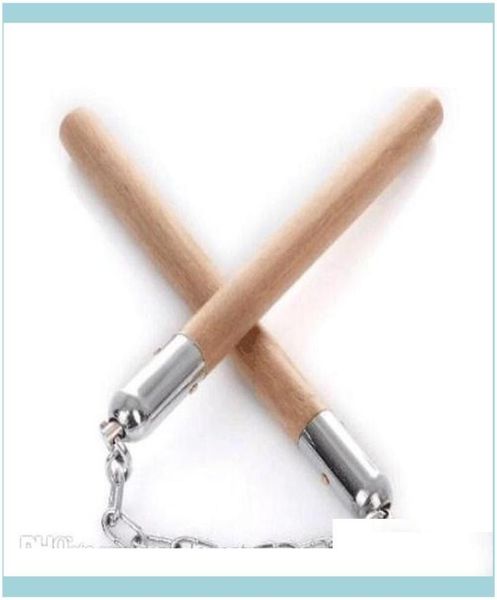 

aessories equipments sports outdoors kungfu bruce lee nunchaku wood fitness martial artsstage show exercise supplies drop deliv2936077