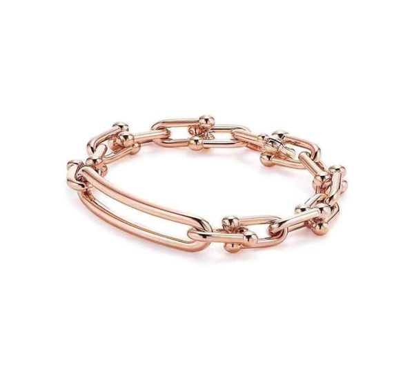 

2020 fashion mens bracelets friendship bracelets stainless steel jewelry womens chain bracelet crude t bracelet4430280, Black