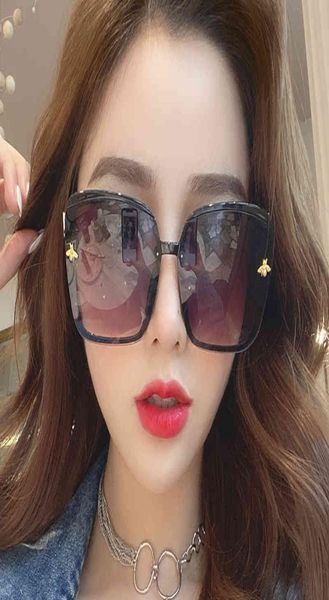 

2022 wind little bee sunglass fashion metal sunglass tide glass ocean sunglass9376256, White;black