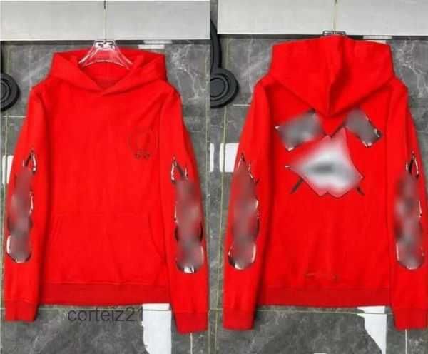 

fashion luxury womens jackets designer zipper sweatshirts heart horseshoe cross print brand ch hoodies men coat casual pullover loose sweate, Black