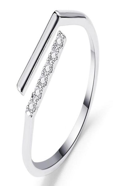 

cluster rings crystal open finger for women girlfriend design silver color size minimalist party jewelry gifts bijoux8725205, Golden;silver