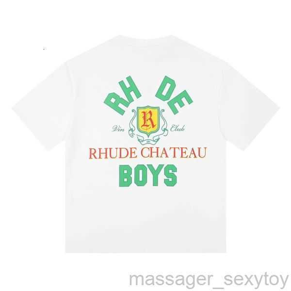 

mens t rhude shirt designer casual fashion short sleeve europe america women round neck tshirts us84fj 244mu2, White;black